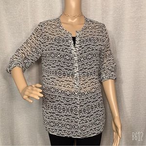🩷 COMO HIGH LOW BLOUSE SIZE SMALL